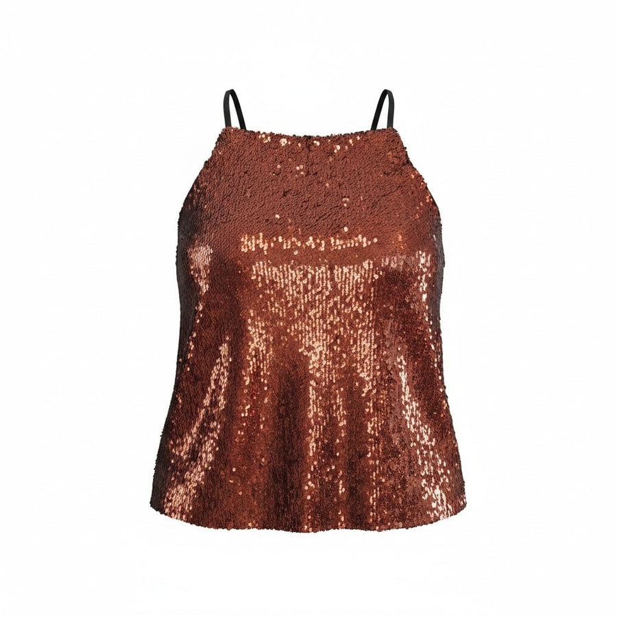 ALMA BOHEME- Statement sequin cami- Sz 10