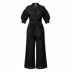 PADOVA-Black statement Jumpsuit- Size 8-10