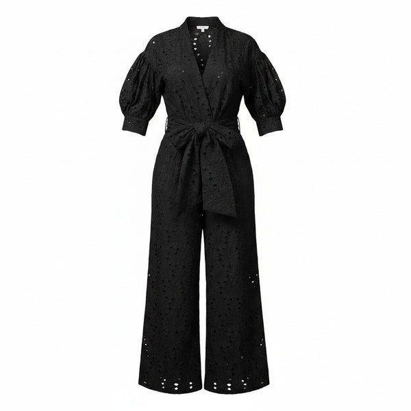 PADOVA-Black statement Jumpsuit- Size 8-10