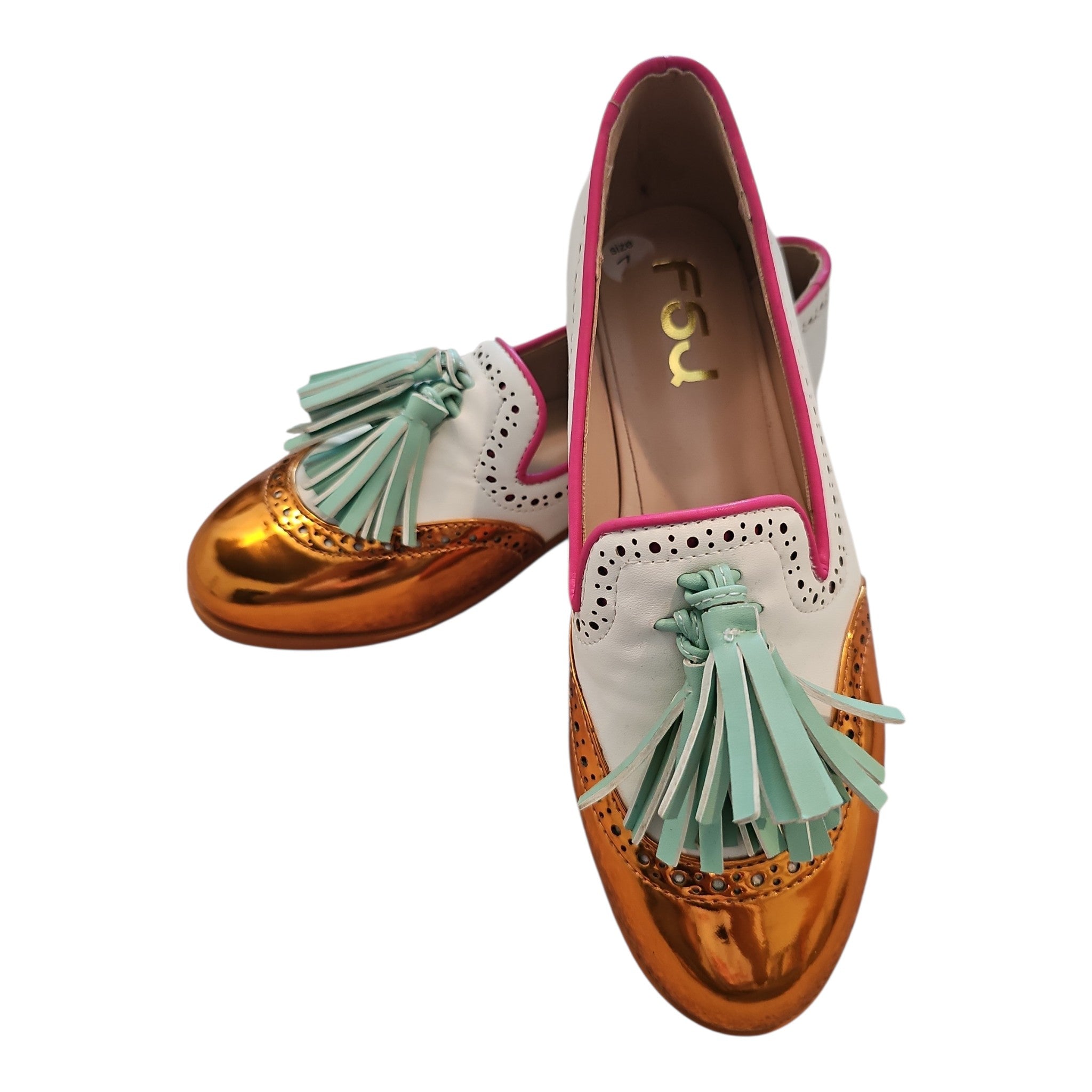 FSJ-Leather Loafers - Sz 7/8- NWT