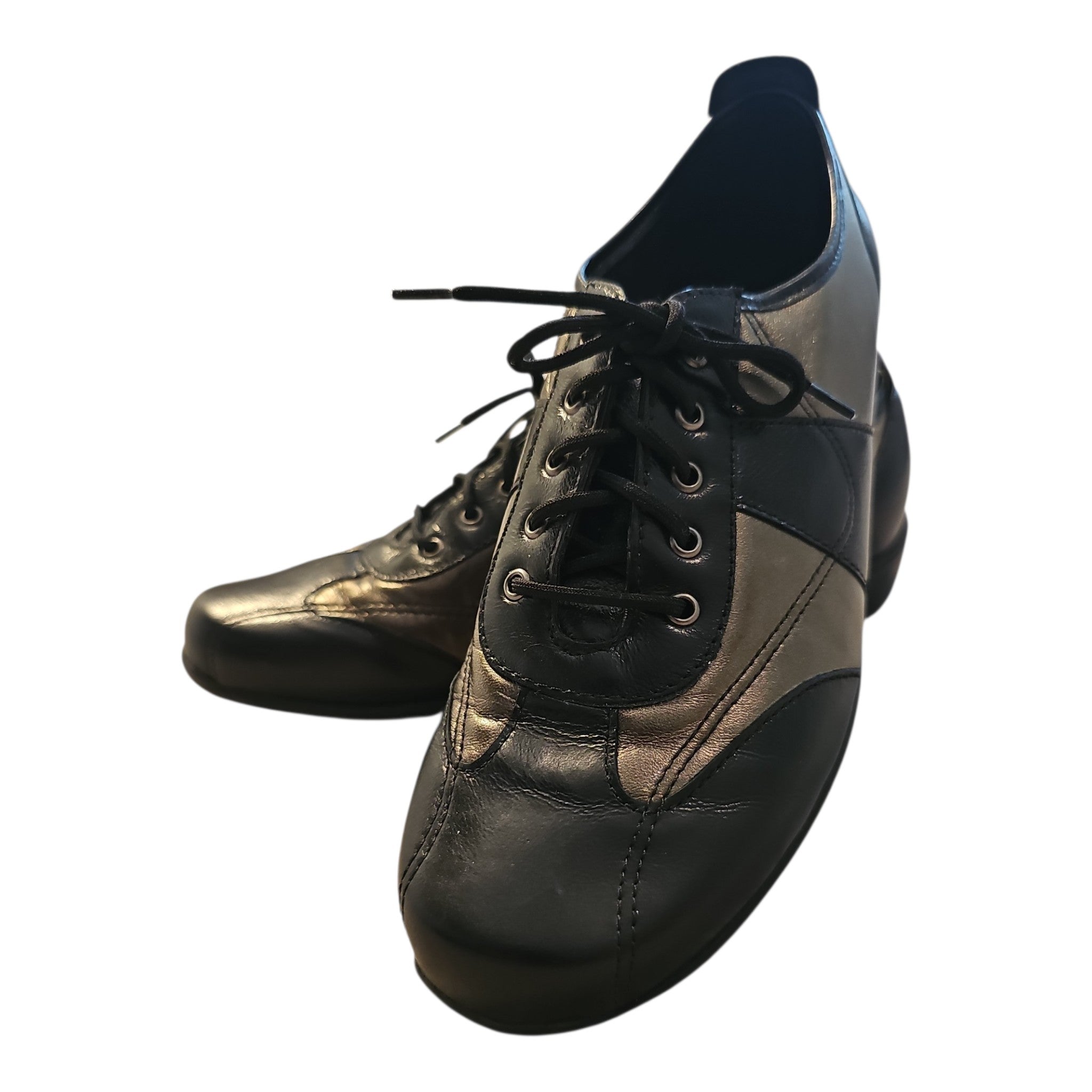 MUNRRO- Tennis Oxford Black Ocher - Sz 7