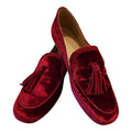 J.CREW- Velvet Burgundy Loafers - Sz 6.5