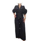 PADOVA-Black statement Jumpsuit- Size 8-10