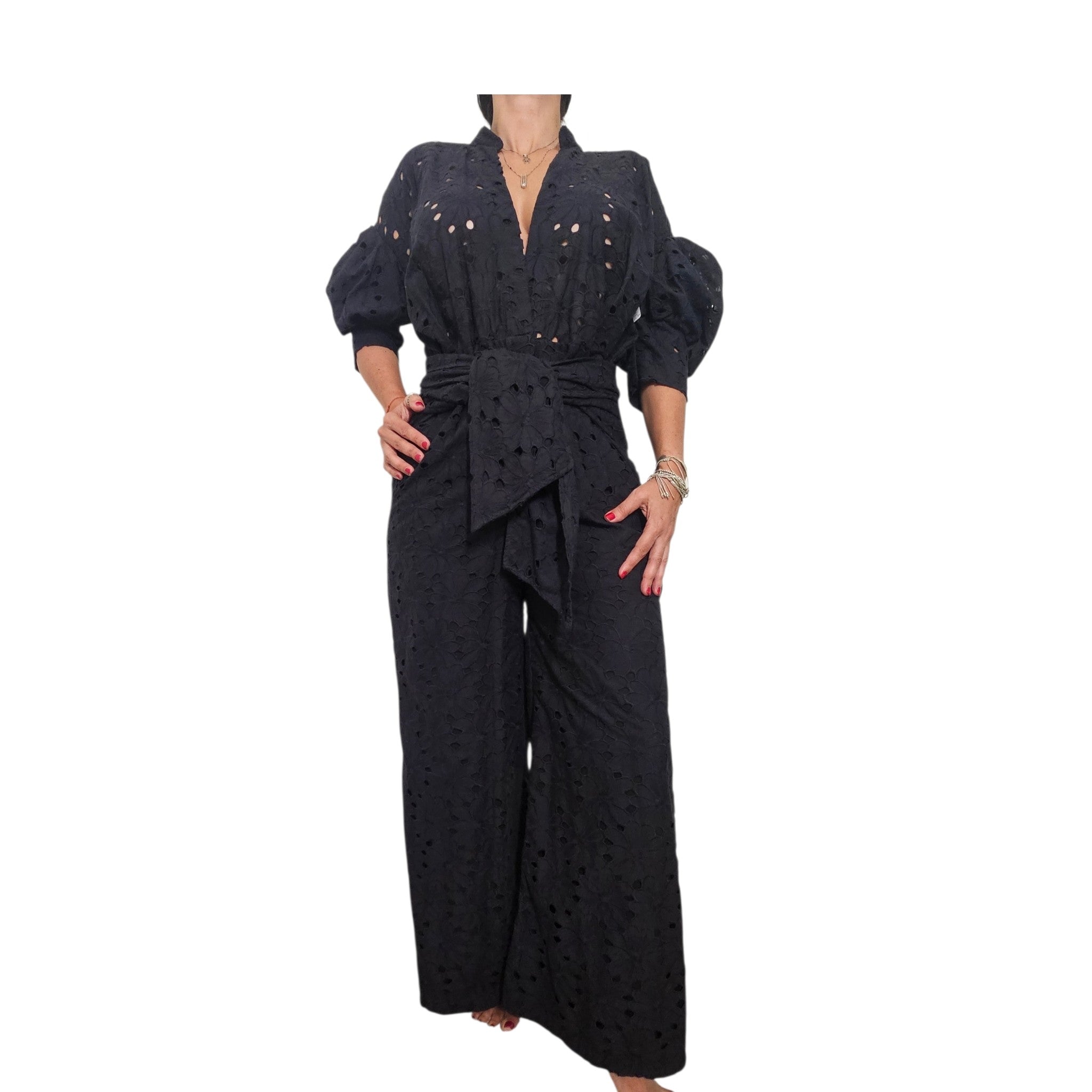 PADOVA-Black statement Jumpsuit- Sz 8-10