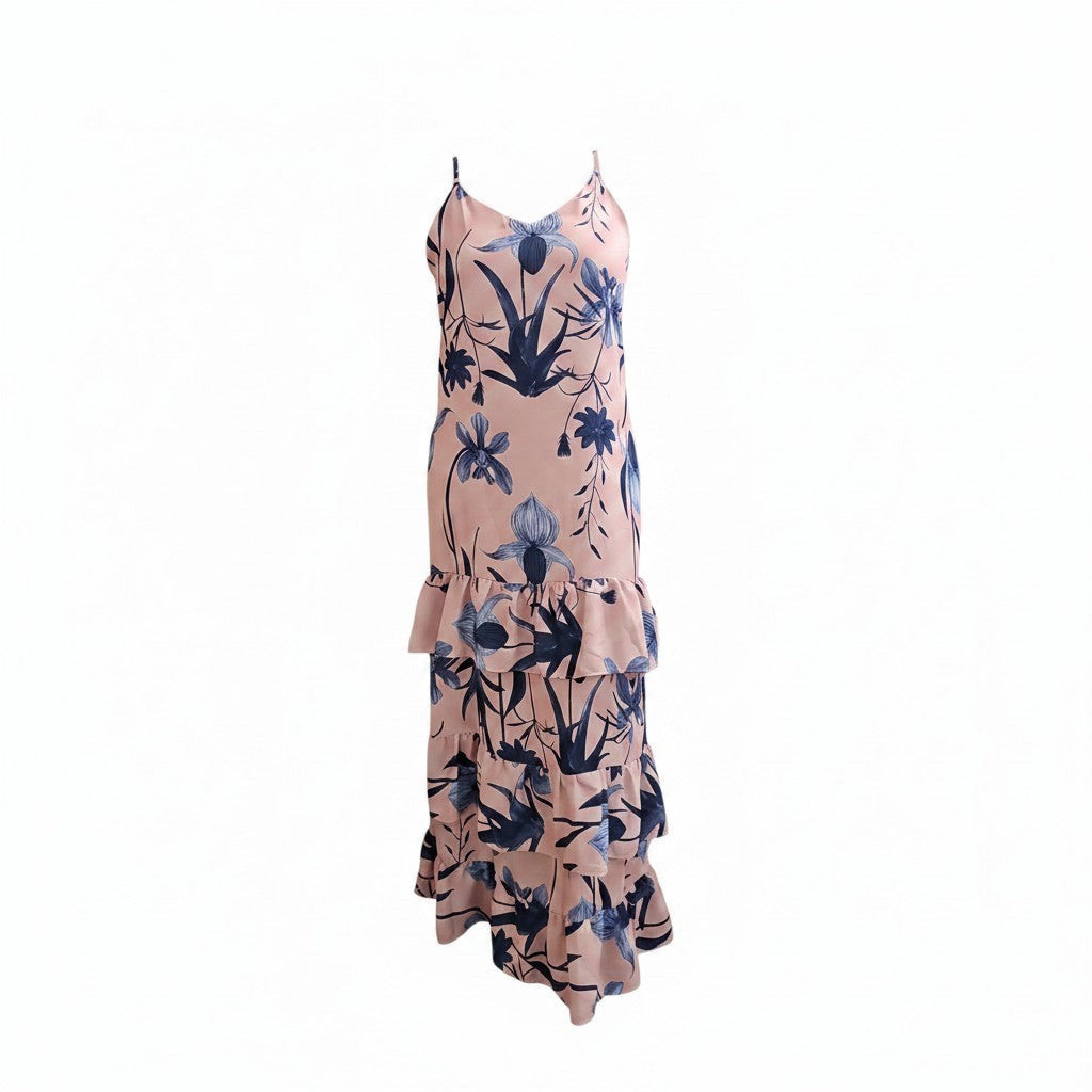 DANIELLA BATTLE by ARKITECT-Botanical Maxi Summer Dress- Sz L