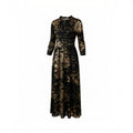 Ted Baker London-Metallic gold foil maxi dress- New with Tag- Size 4