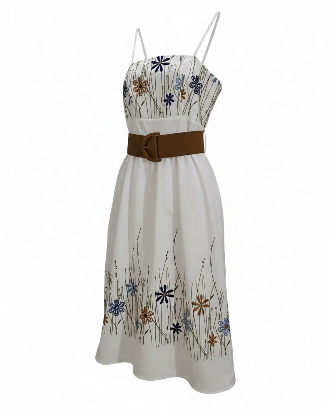 Silvia Tcherassi- Botanical embroidery midi dress- Size M