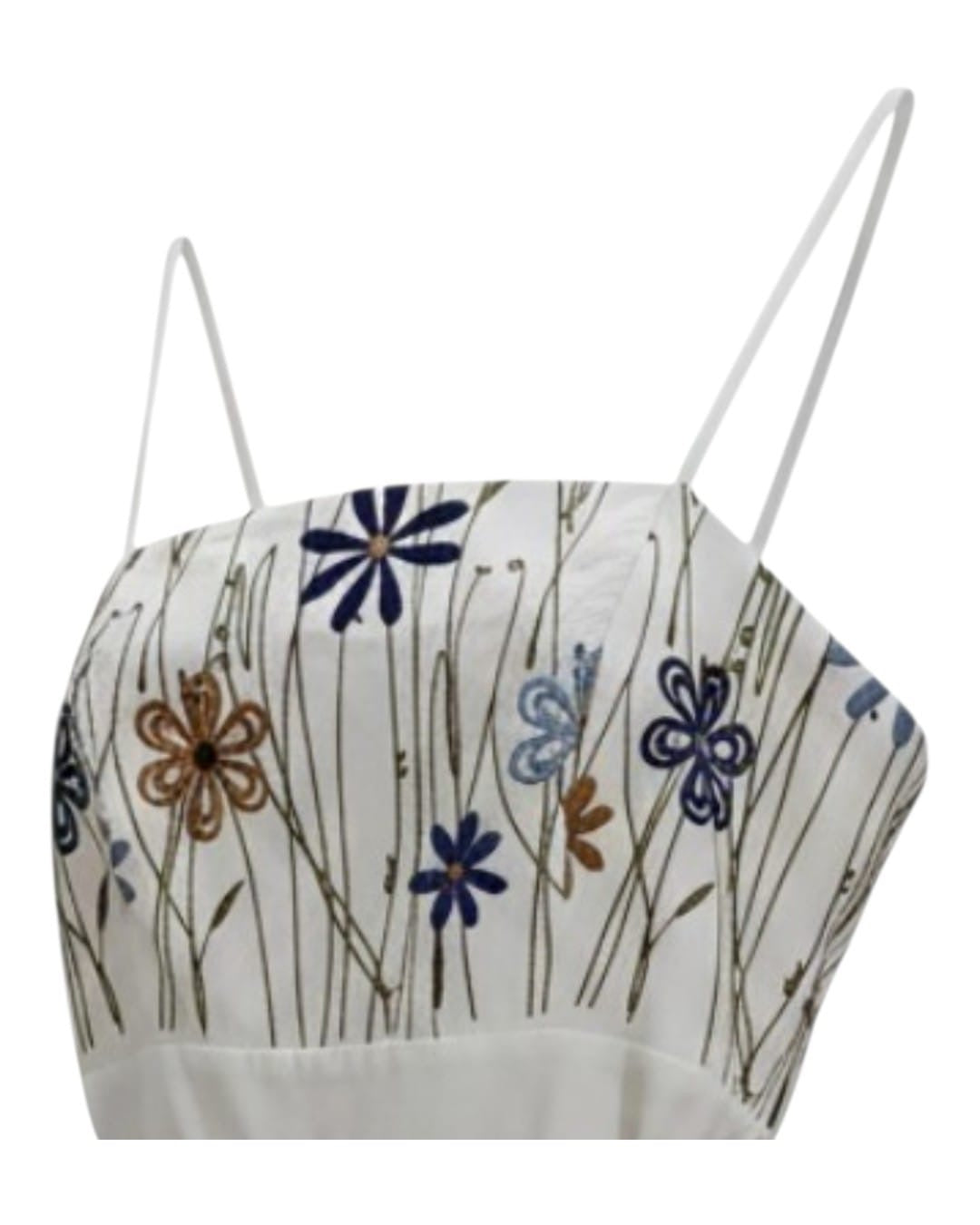 Silvia Tcherassi- Botanical embroidery midi dress- Size M