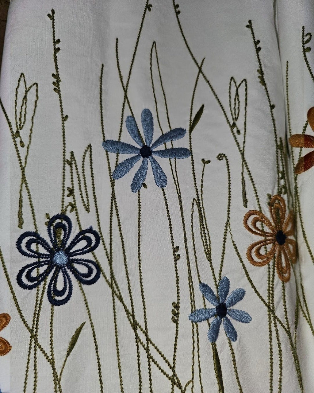 Silvia Tcherassi- Botanical embroidery midi dress- Size M