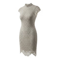 BISSOU BISSOU- Heavy-weight guipure lace dress- Size 10