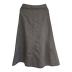 ANN TAYLOR•Flared Midi Black Skirt - Size 4 •NEW WITH TAG (NWT)