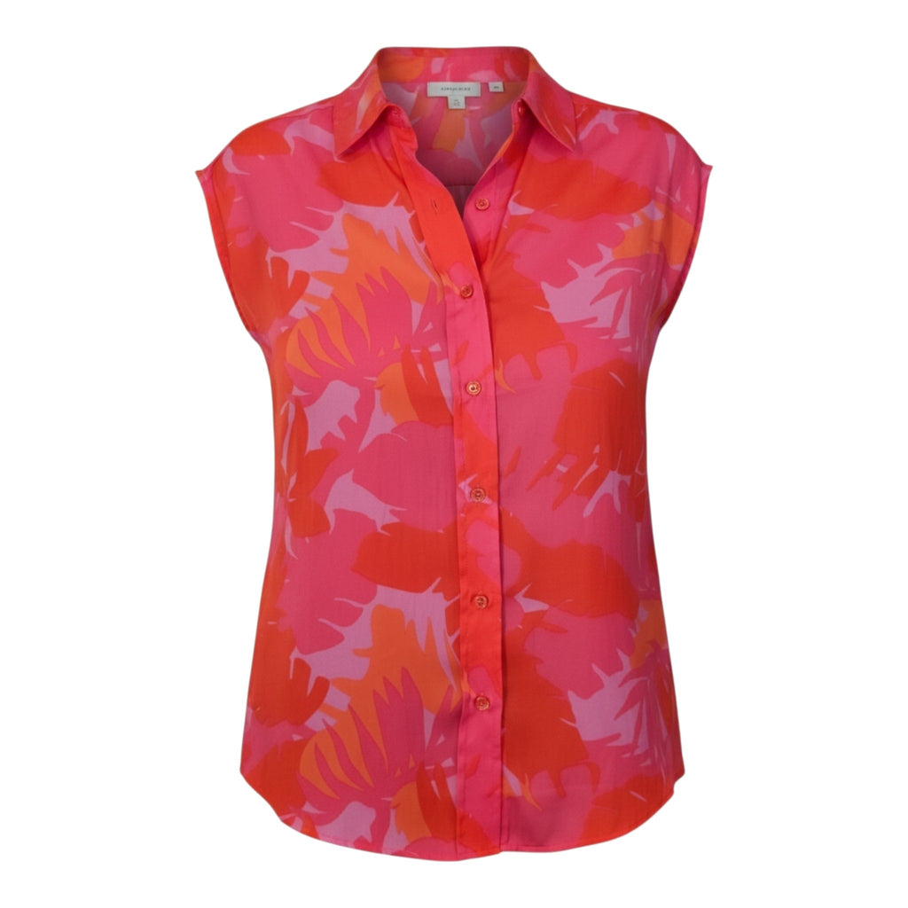 MAISON D'AMELIE-Floral silk sleeveless blouse- Sz XS- NEW WITH TAG (NWT)