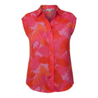 MAISON D'AMELIE-Floral silk sleeveless blouse- Size XS- NEW WITH TAG (NWT)