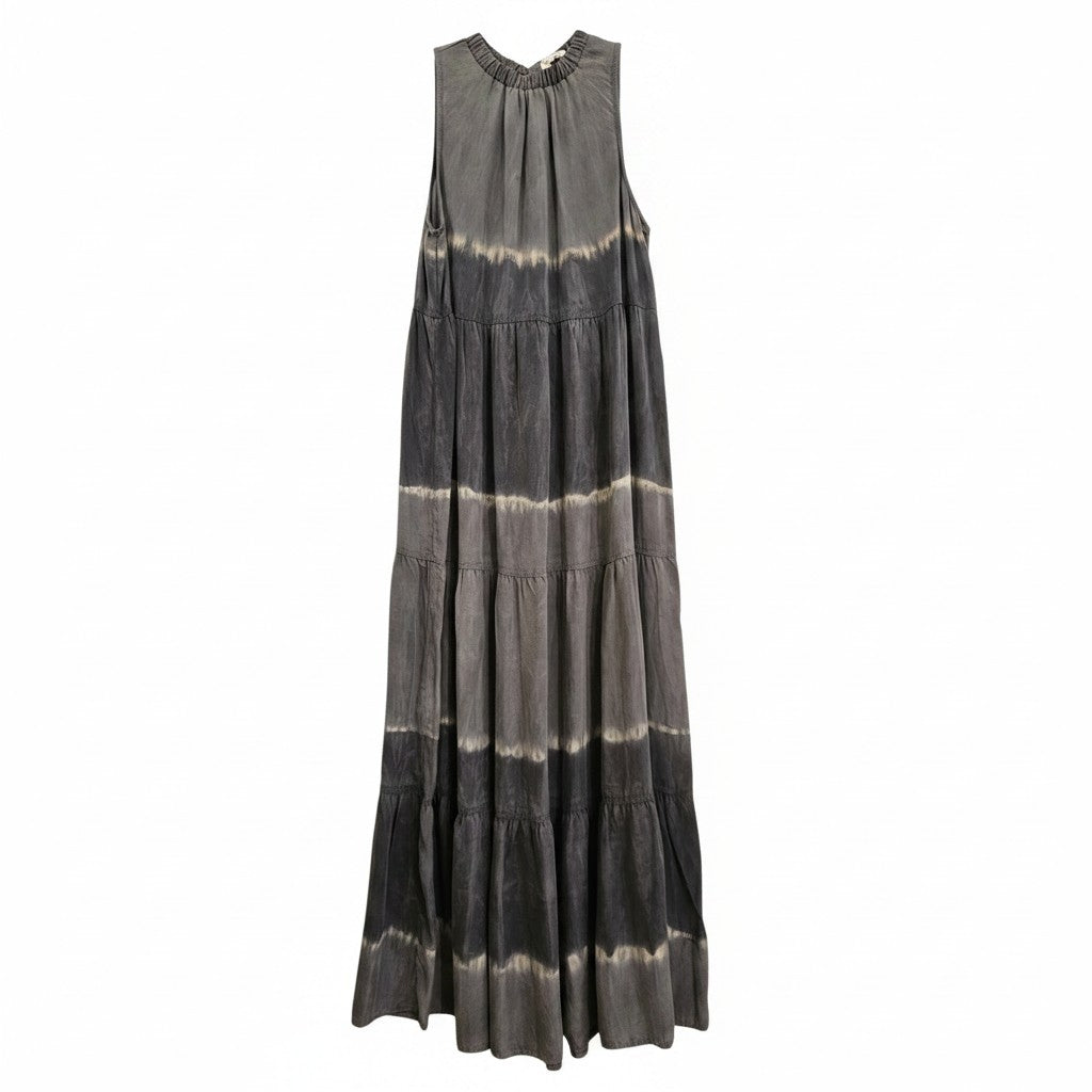 Bella Dahl- Tiered Tie-Dye Maxi Dress - Size S