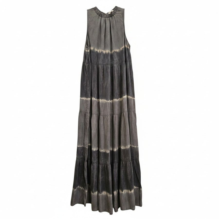 Bella Dahl- Tiered Tie-Dye Maxi Dress - Size S