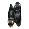 Gucci -Espadrille Horsebit PeepToes -Size 8.5 NEW