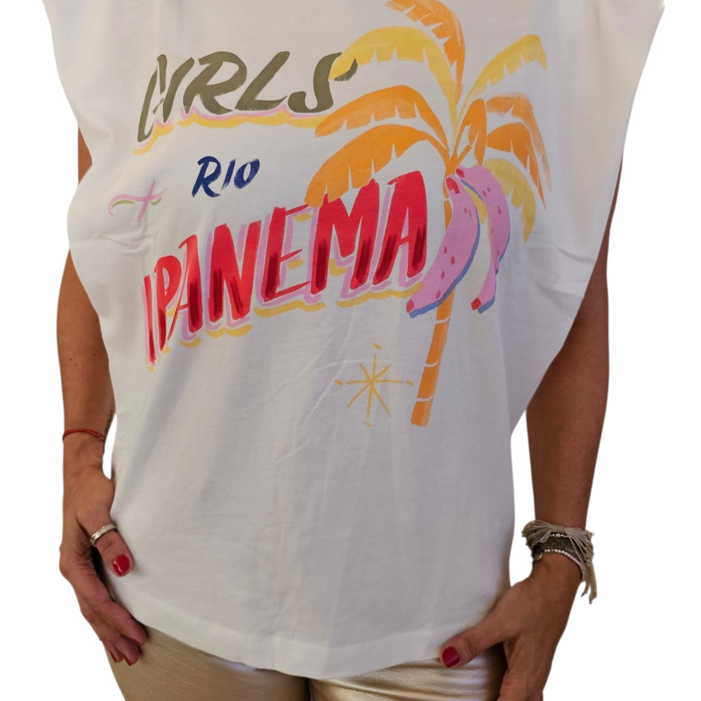 FARM RIO-Striking Muscle Tee-Sz S New with TAG (NWT)