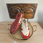 Coach -Cherry Print Suede & Leather Sneakers- Size 7B/ 37.5