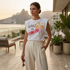 FARM RIO-Striking Muscle Tee-Sz S New with TAG (NWT)