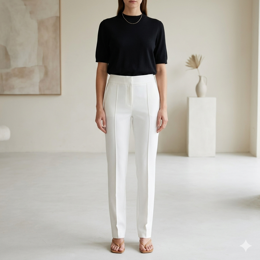 LOFT -White Trousers- Sz 4